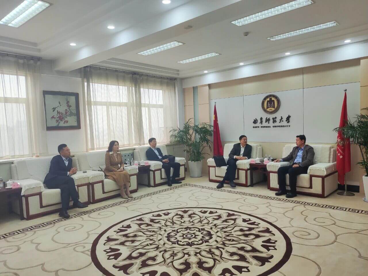 山东融发数字运营有限公司与曲阜师范大学开展座谈交流