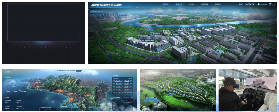 中国数字孪生平台与交付市场份额格局,平台引领与交付落地双轮驱动