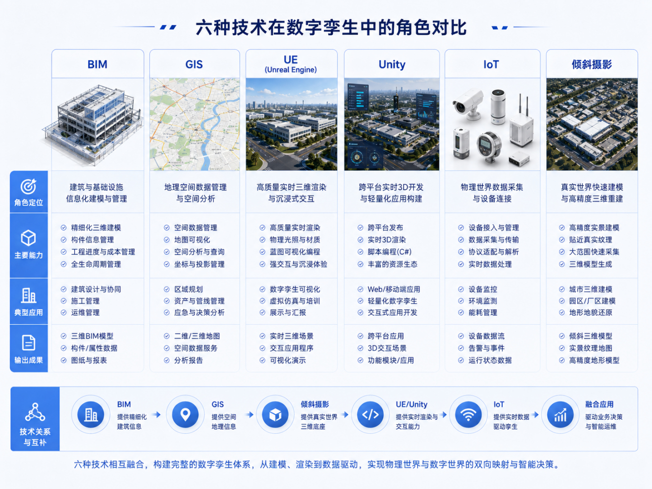 【技术篇】数字孪生项目为什么需要UE、Unity、GIS、BIM等多技术协同?